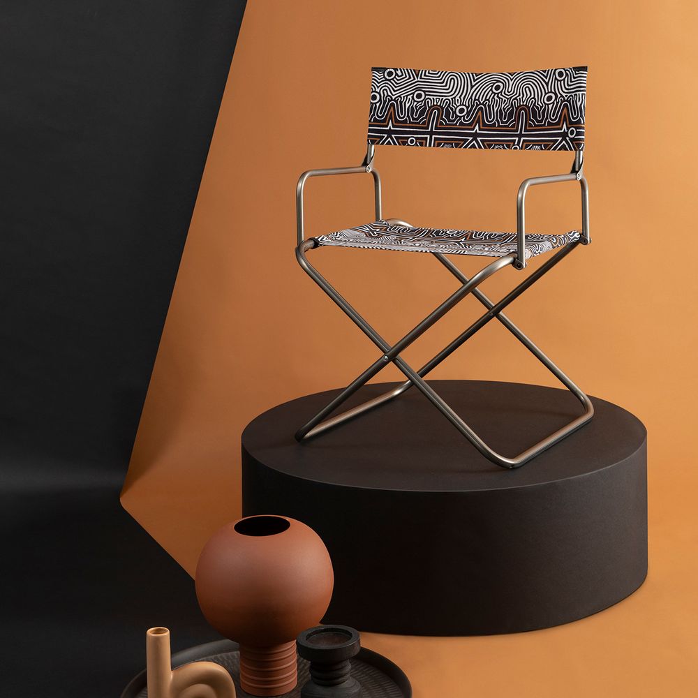 Lawn armchairs - LABYRINTHE Director Chair - LAFUMA MOBILIER