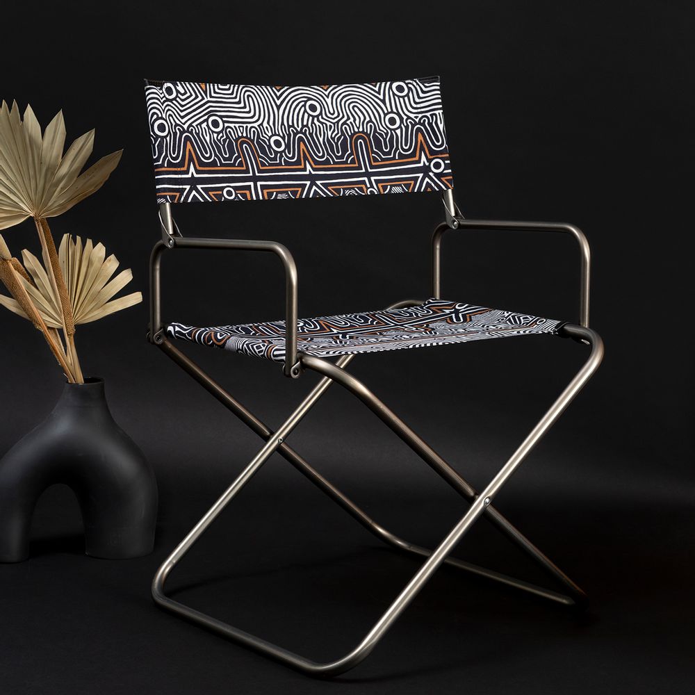 Lawn armchairs - LABYRINTHE Director Chair - LAFUMA MOBILIER