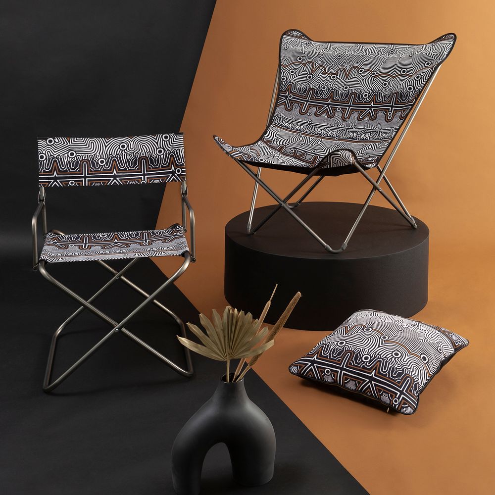 Lawn armchairs - LABYRINTHE Director Chair - LAFUMA MOBILIER