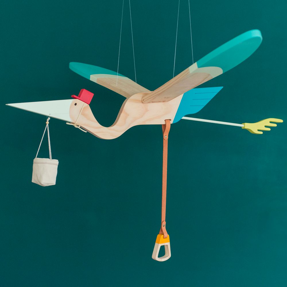 Toys - Mobile Bird- Pelican - EGUCHITOYS
