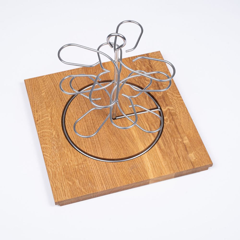 Formal plates - Wooden tray insert "Oysters & Sea Fruits Rack" for "a la carte" design barbecue table - A LA CARTE DESIGN