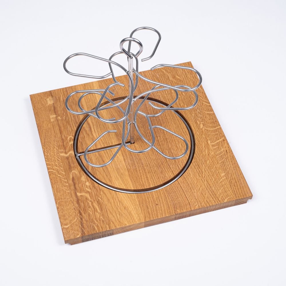 Formal plates - Wooden tray insert "Oysters & Sea Fruits Rack" for "a la carte" design barbecue table - A LA CARTE DESIGN