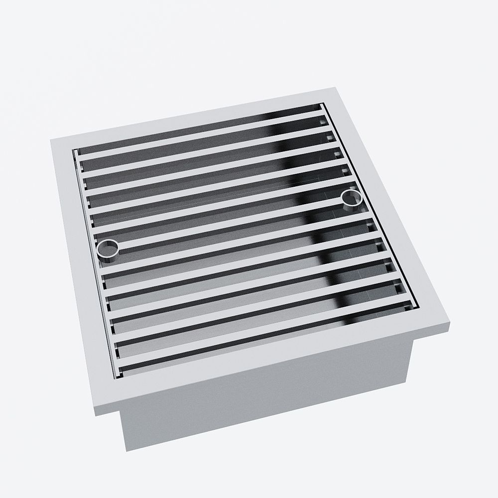 Barbecues - Grill" insert for electric operation for "a la carte" design barbecue table - A LA CARTE DESIGN