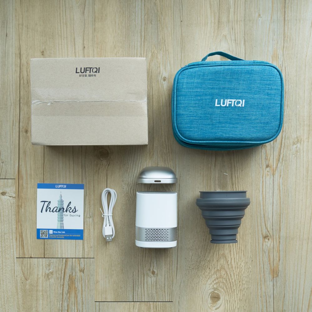 Office design and planning - LUFT Duo - Portable, Filterless Air Purifier - LUFTQI (RICE EAR LTD.)