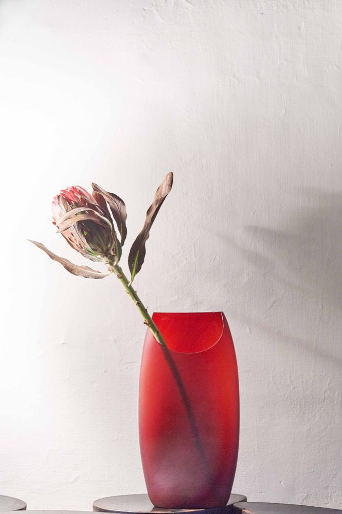 Vases - Flat half moon vase (small & Large) - 3,CO