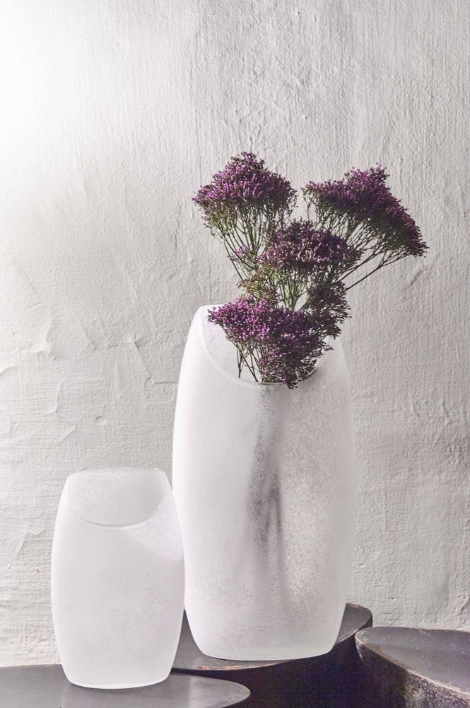 Vases - Flat half moon vase (small & Large) - 3,CO