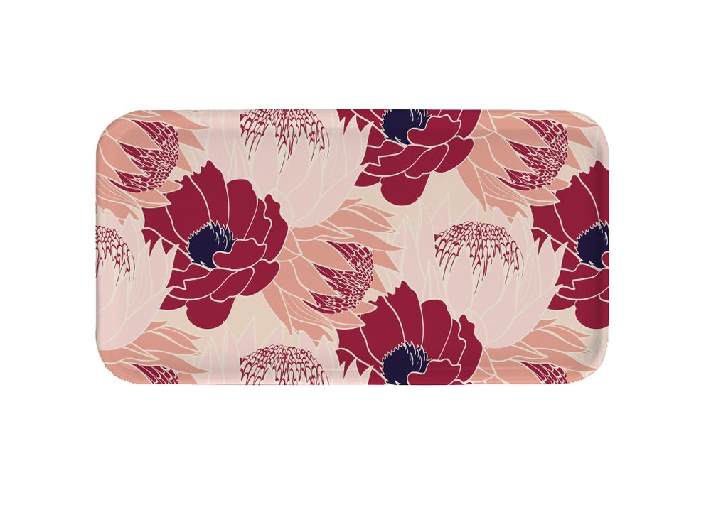 Trays - Rectangular birch trays Birds muses - ATOMIC SODA