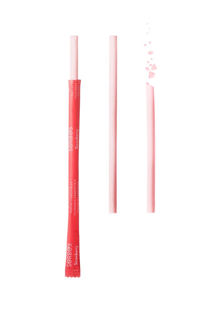 Épicerie fine - Pailles comestibles, compostables et biodégradables saveur Fraise - SWITCH EAT