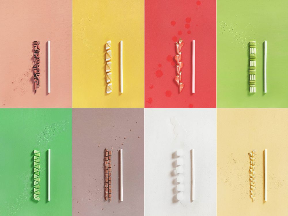 Delicatessen - Green Apple flavor edible, compostable and biodegradable straws - SWITCH EAT