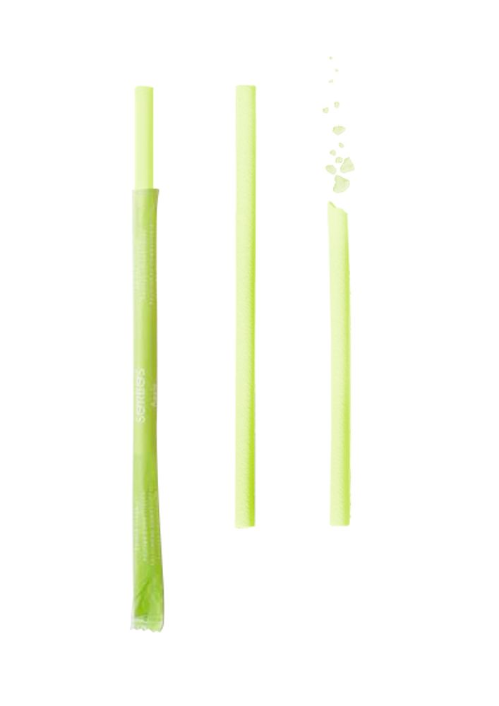Delicatessen - Green Apple flavor edible, compostable and biodegradable straws - SWITCH EAT