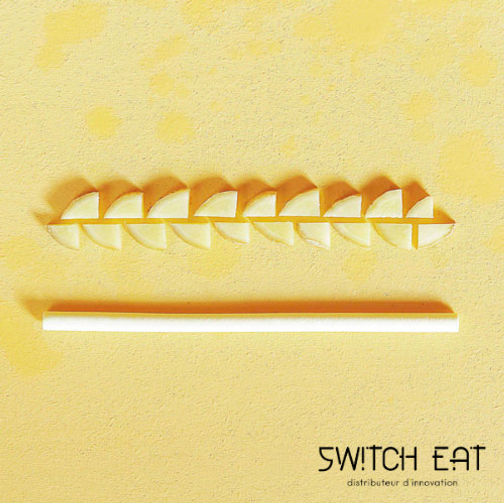 Épicerie fine - Pailles comestibles saveur Gingembre - SWITCH EAT