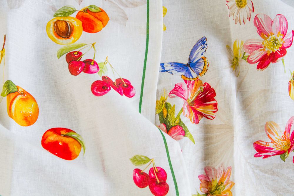 Linge d'office - TORCHONS DE CUISINE FIORI PESCI VERDURA - NENCIONI CASA - TELENE