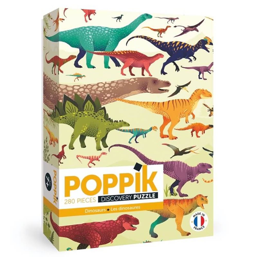 Affiches - Puzzle 280 pièces - DINOSAURES - POPPIK - BAYARD JEUNESSE