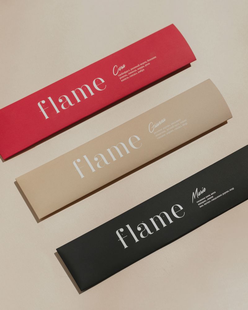 Scents - Handmade coal incense with uncommon fragrances - aroma incense 10 sticks - FLAME MOSCOW