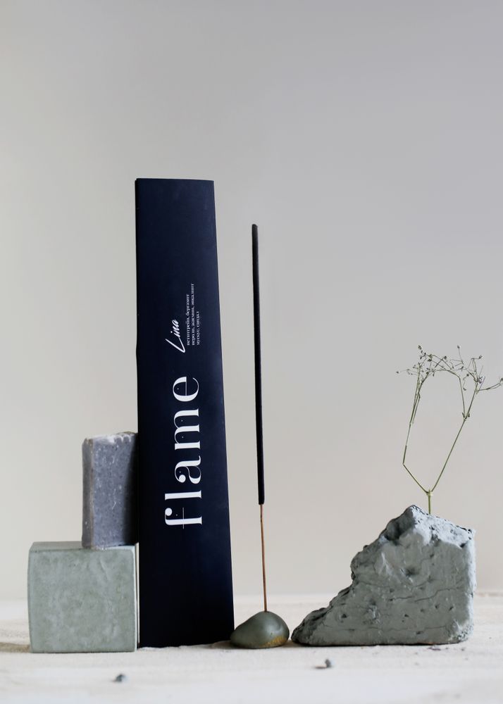 Scents - Handmade coal incense with uncommon fragrances - aroma incense 10 sticks - FLAME MOSCOW