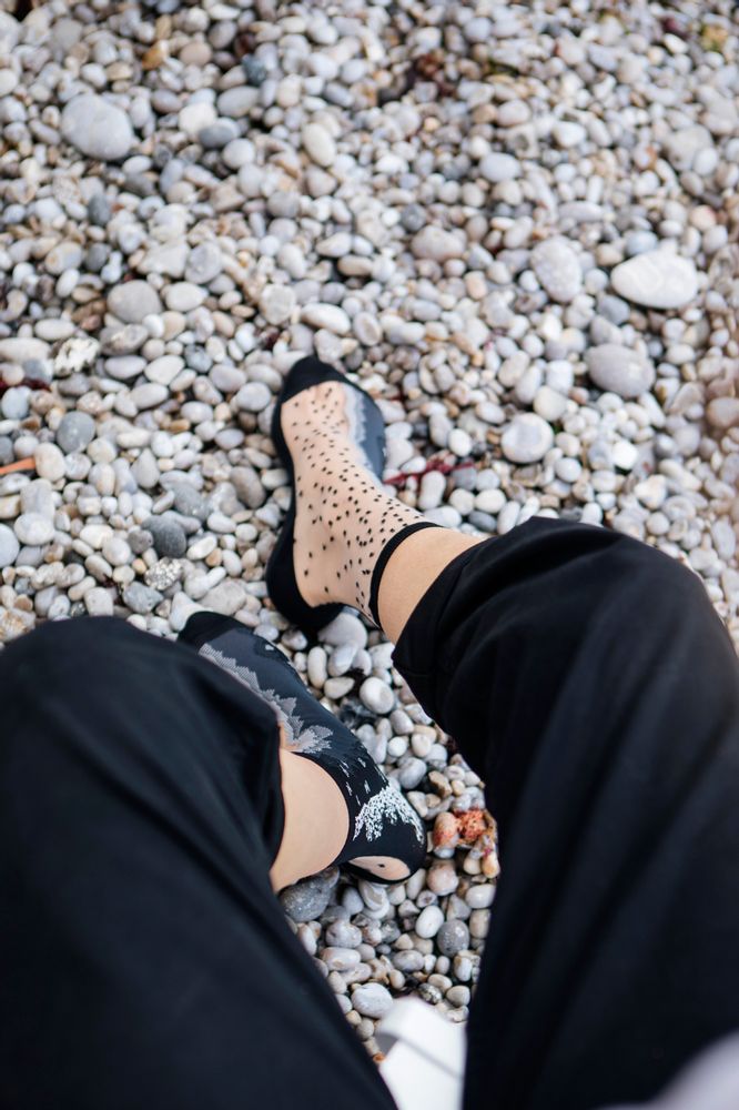 Socks - Santa Monica Black - ATELIER ST EUSTACHE