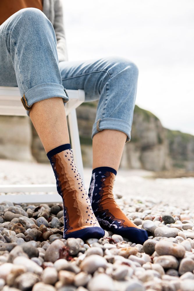 Chaussettes - Santa Monica Blue - ATELIER ST EUSTACHE