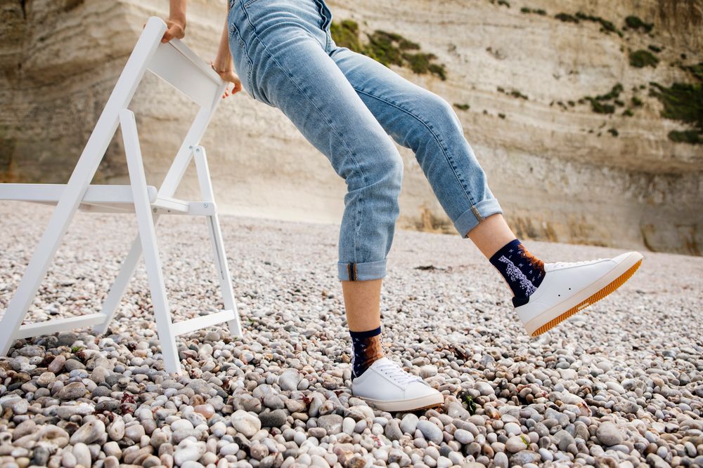 Chaussettes - Santa Monica Blue - ATELIER ST EUSTACHE