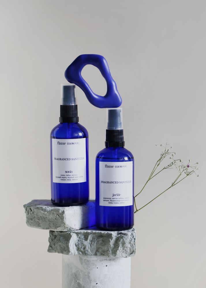 Fragrance for women & men - Fragrant and Nourishing Sanitizer - Fragrant Antiseptic Gel - 50, 100 and 500 ml - FLAME MOSCOW