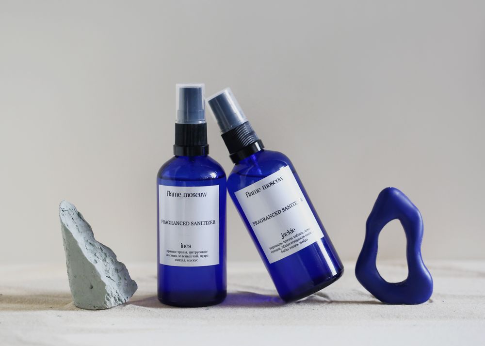 Fragrance for women & men - Fragrant and Nourishing Sanitizer - Fragrant Antiseptic Gel - 50, 100 and 500 ml - FLAME MOSCOW