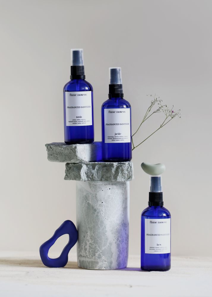 Fragrance for women & men - Fragrant and Nourishing Sanitizer - Fragrant Antiseptic Gel - 50, 100 and 500 ml - FLAME MOSCOW
