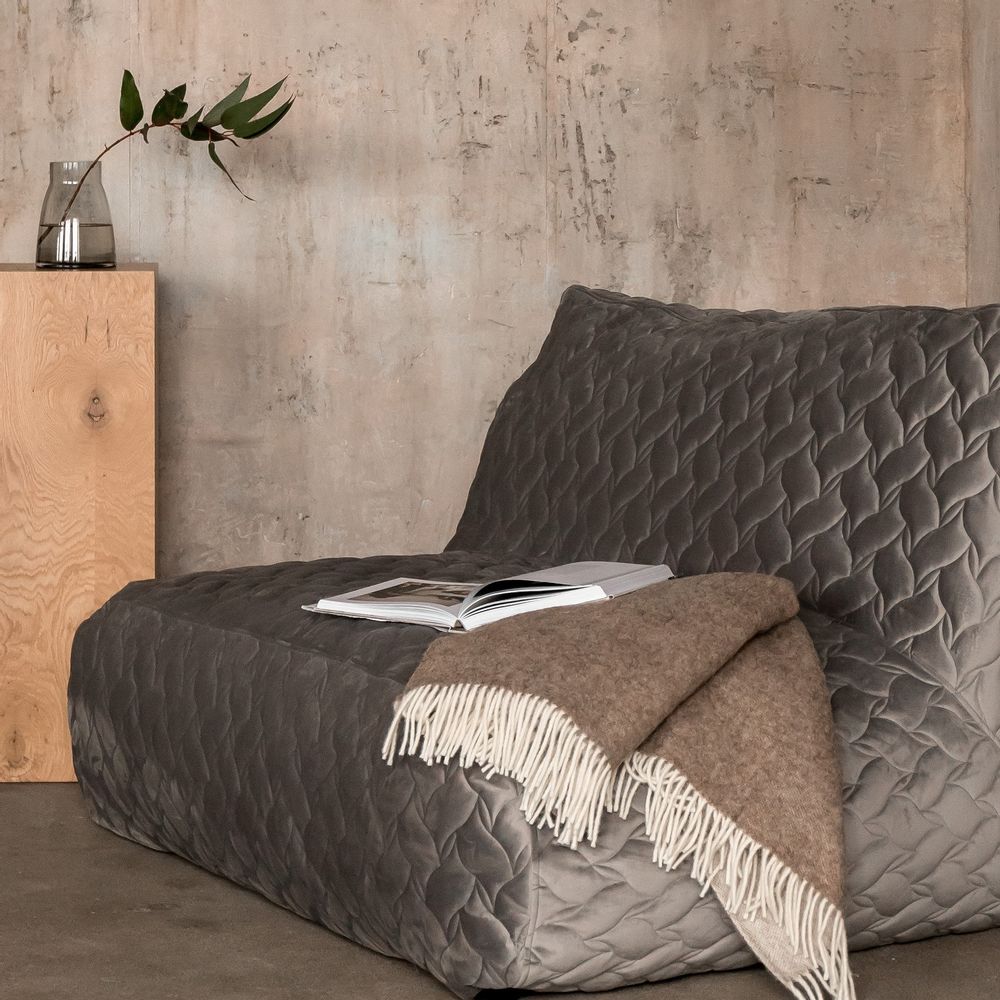 Throw blankets - Jacquard Wool Blanket - NAMUOS