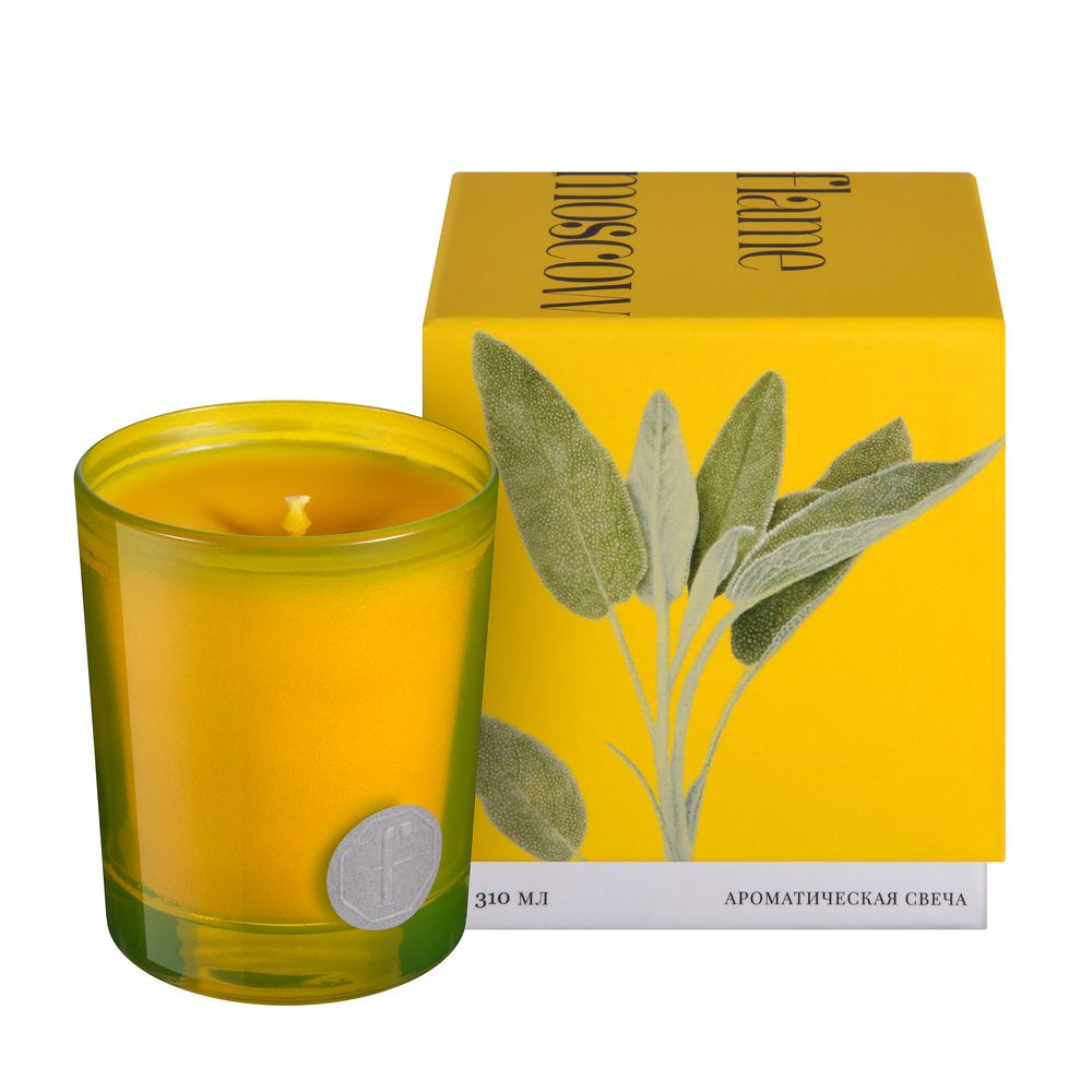 Office sets - Russian Country Fragrances Candle -Fall Colors - 250 gr - FLAME MOSCOW
