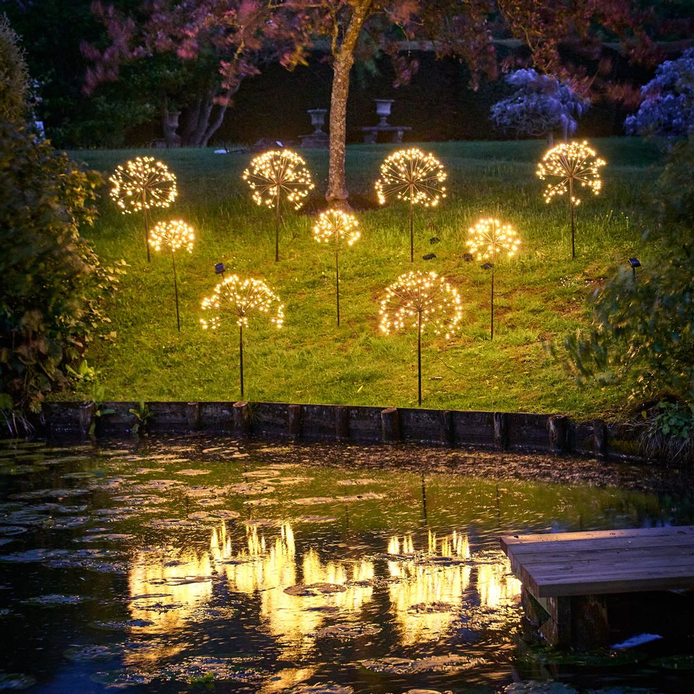 Outdoor floor lamps - Solar Dandelion Outdoor Light - LIGHT STYLE LONDON