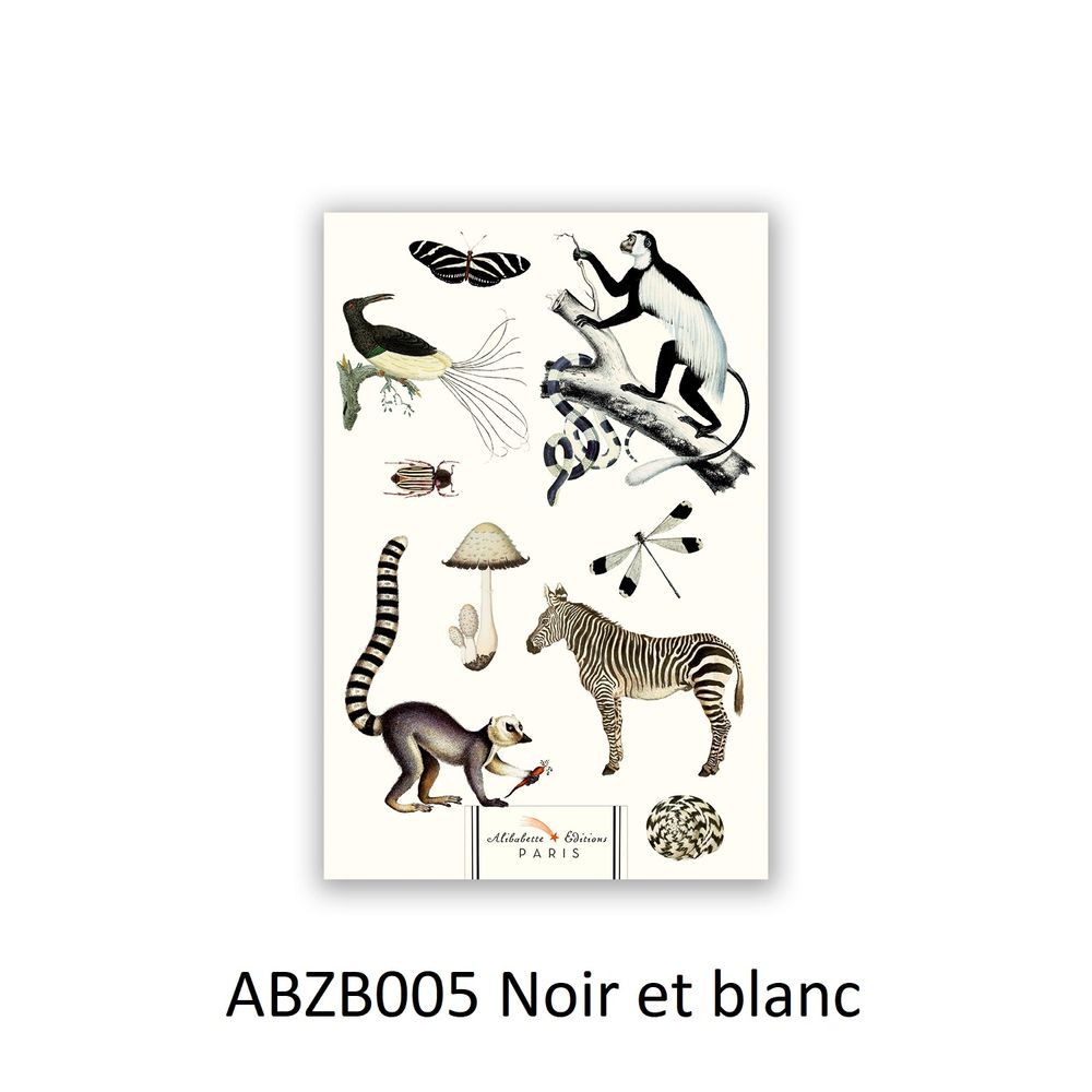 Papeterie bureau - Artbooks A5 à tranches graphiques - ALIBABETTE EDITIONS