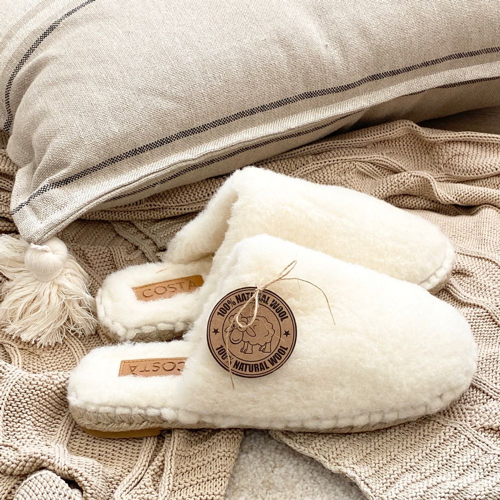 Homewear - Let's prepare for winter with handmade slippers made of pure wool - ATELIER COSTÀ