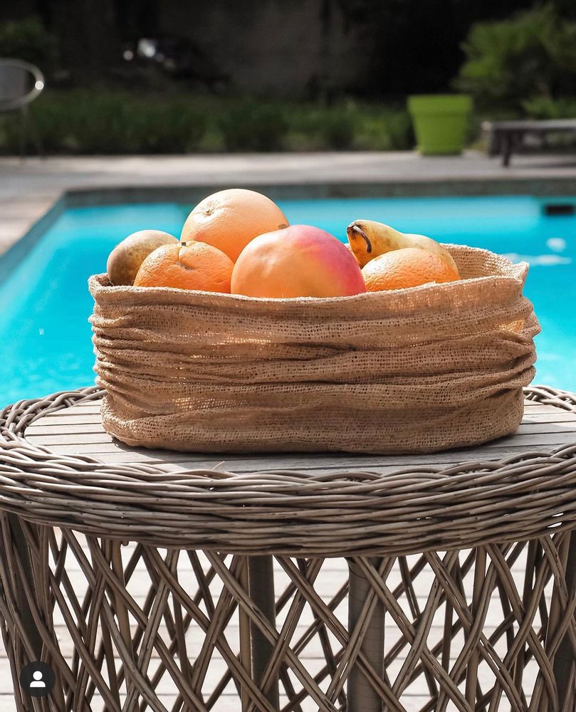 Storage boxes - Jute Mesh Baskets - ATELIER COSTÀ