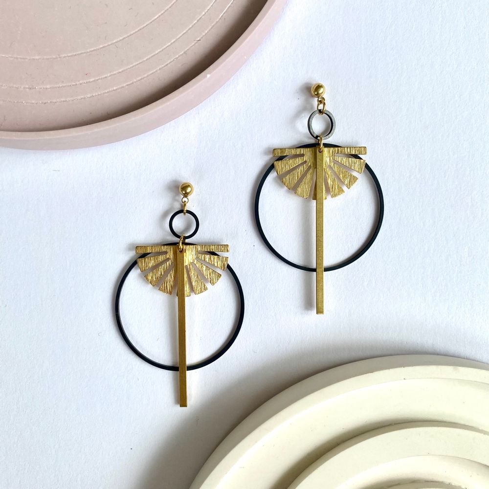 Jewelry - Brass earrings - NAO JEWELS