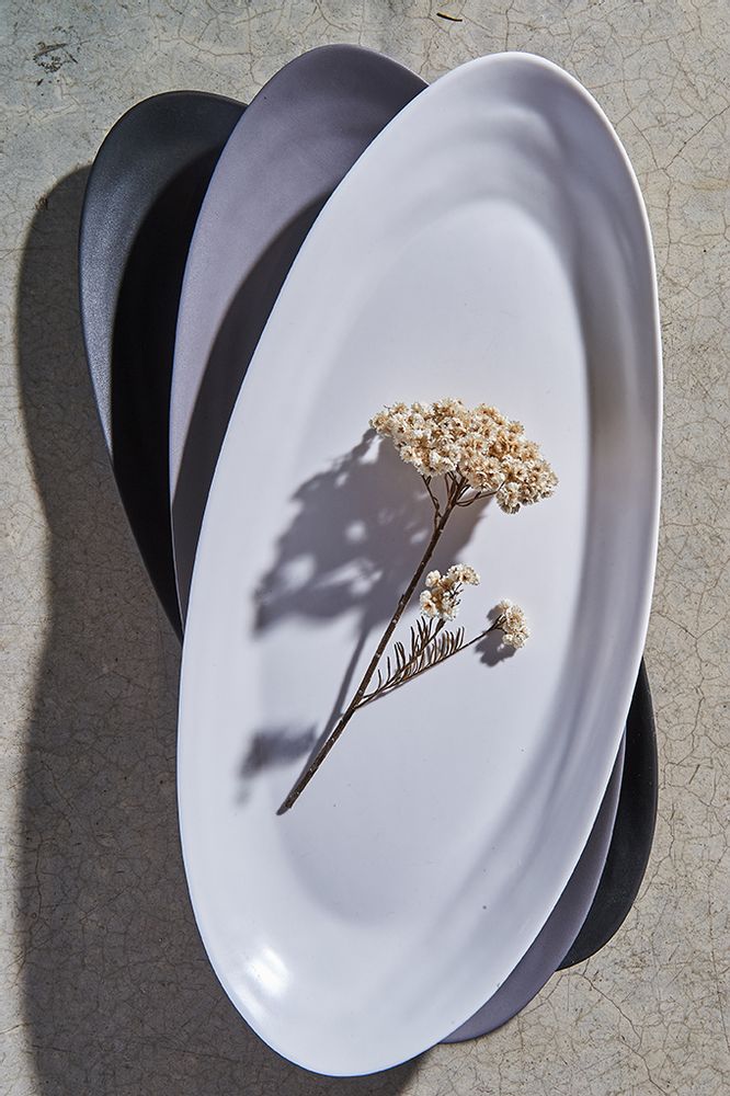 Assiettes au quotidien - Assiette à poisson Ripple - 3,CO