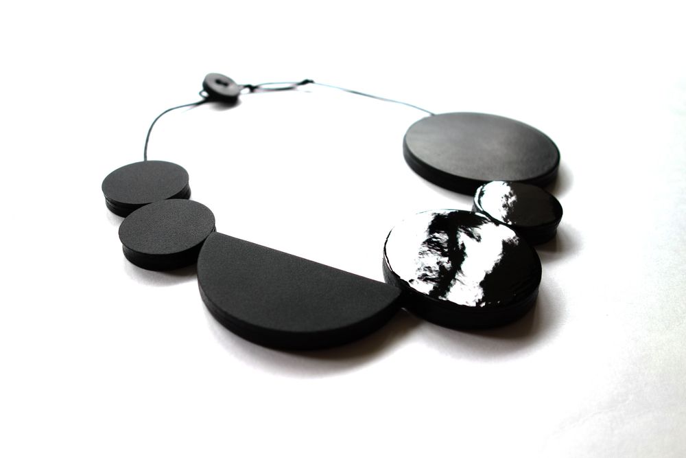 Jewelry - Leather jewelry - BAUHAUS necklace - SOPHIE • TERRIERE
