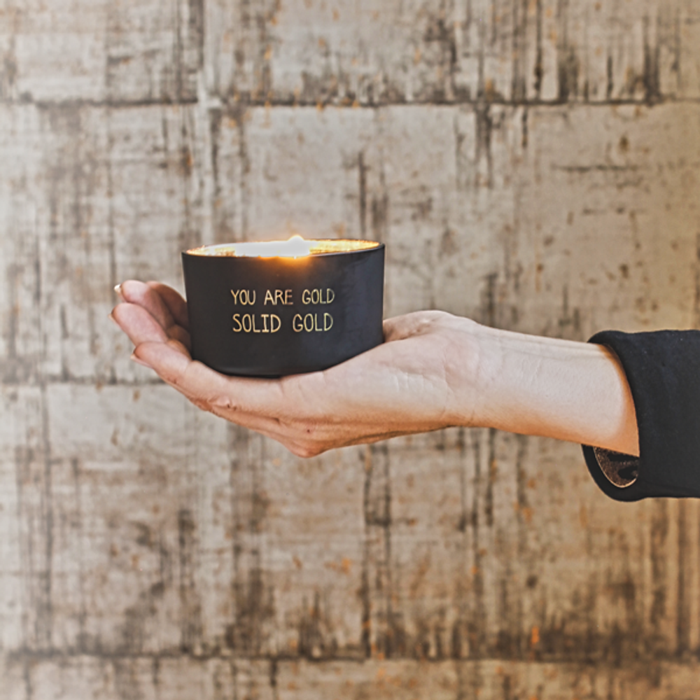 Bougies - SOY CANDLE - YOU ARE GOLD - SCENT: WARM CASHMERE - MY FLAME LIFESTYLE BV