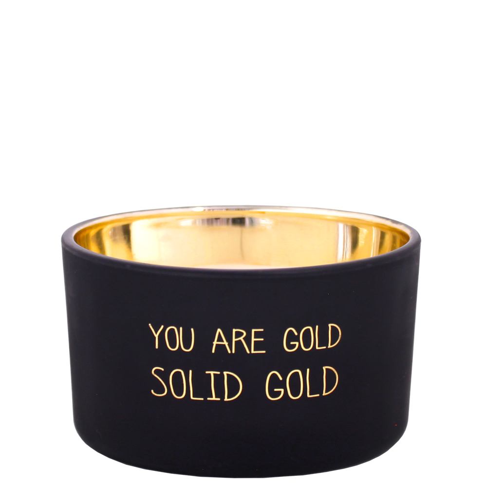 Bougies - SOY CANDLE - YOU ARE GOLD - SCENT: WARM CASHMERE - MY FLAME LIFESTYLE BV