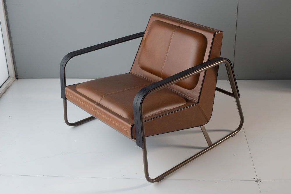 Chaises longues - Fauteuil Lounge ELLE - métal - DOIMO BRASIL