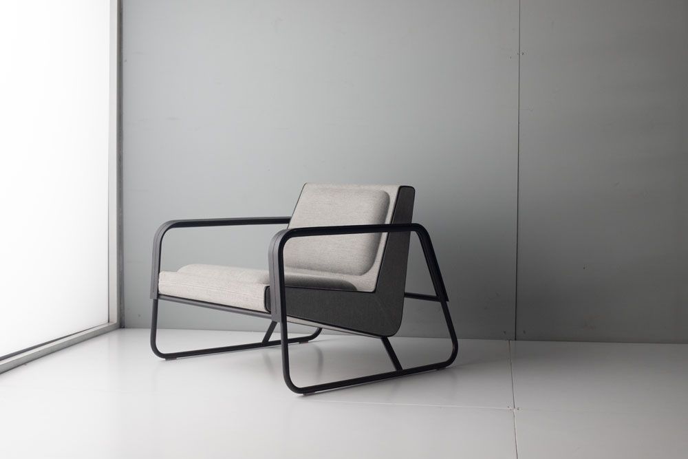 Chaises longues - Fauteuil Lounge ELLE - métal - DOIMO BRASIL