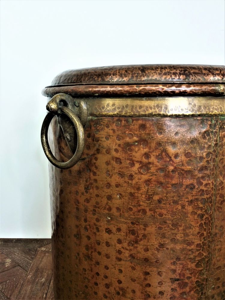 Objets de décoration - Chaudron en cuivre avec couvercle. - JD PRODUCTION - JD CO MARINE