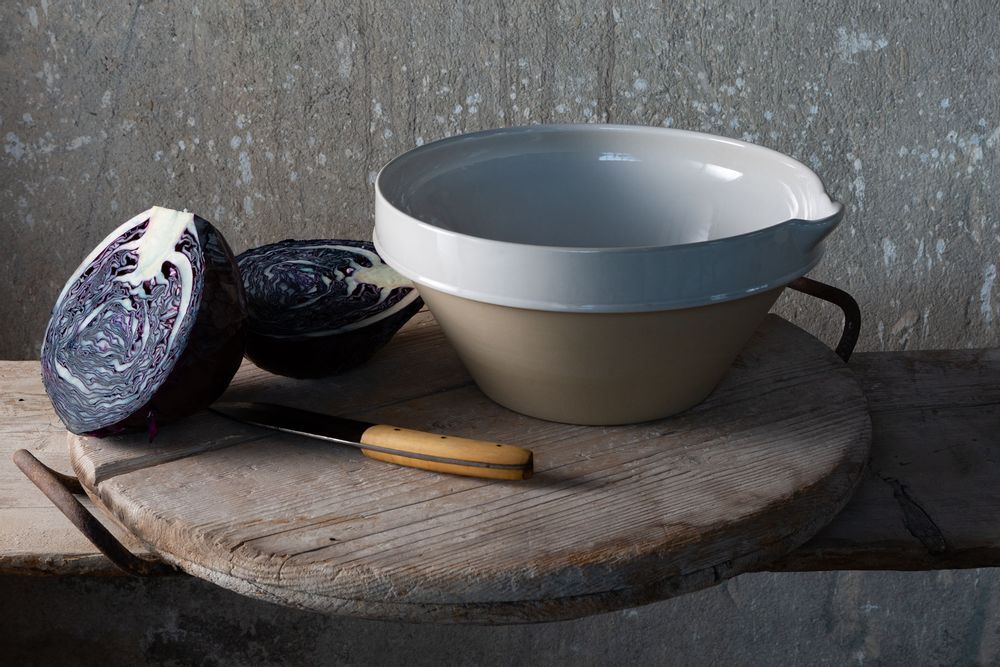 Kitchen utensils - bowl with lip N°6 - MANUFACTURE DE DIGOIN 1875
