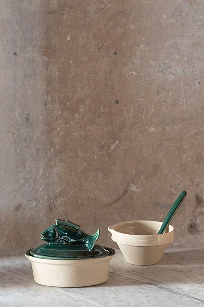 Kitchen utensils - bowl with lip N°6 - MANUFACTURE DE DIGOIN 1875