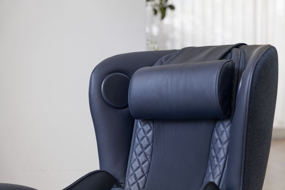 Office seating - NEW CLASSIC MASSAGE CHAIR - Midnight Blue - NOUHAUS