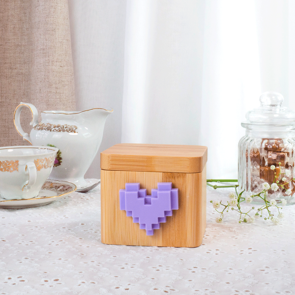 Decorative objects - Lilac Heart - LOVEBOX