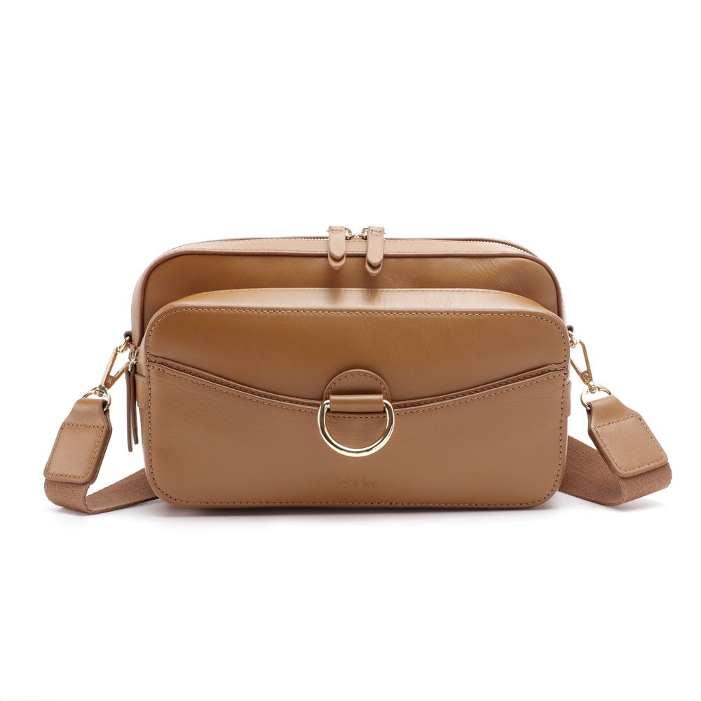 Gifts - Leather crossbody, bag CARENA - KATE LEE