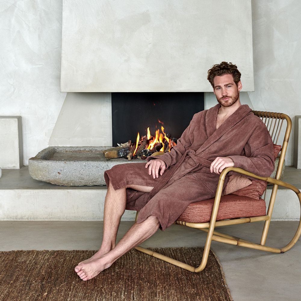 Homewear - Bathrobe - Prestige in brownie - VANDYCK
