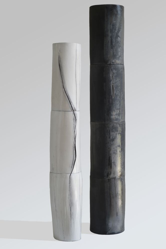Unique pieces - Sculpture Earth - Tree Column - KARINE DENIS