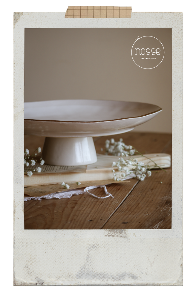 Coffee and tea - EDGE Cake Stand - NOSSE CERAMICS1