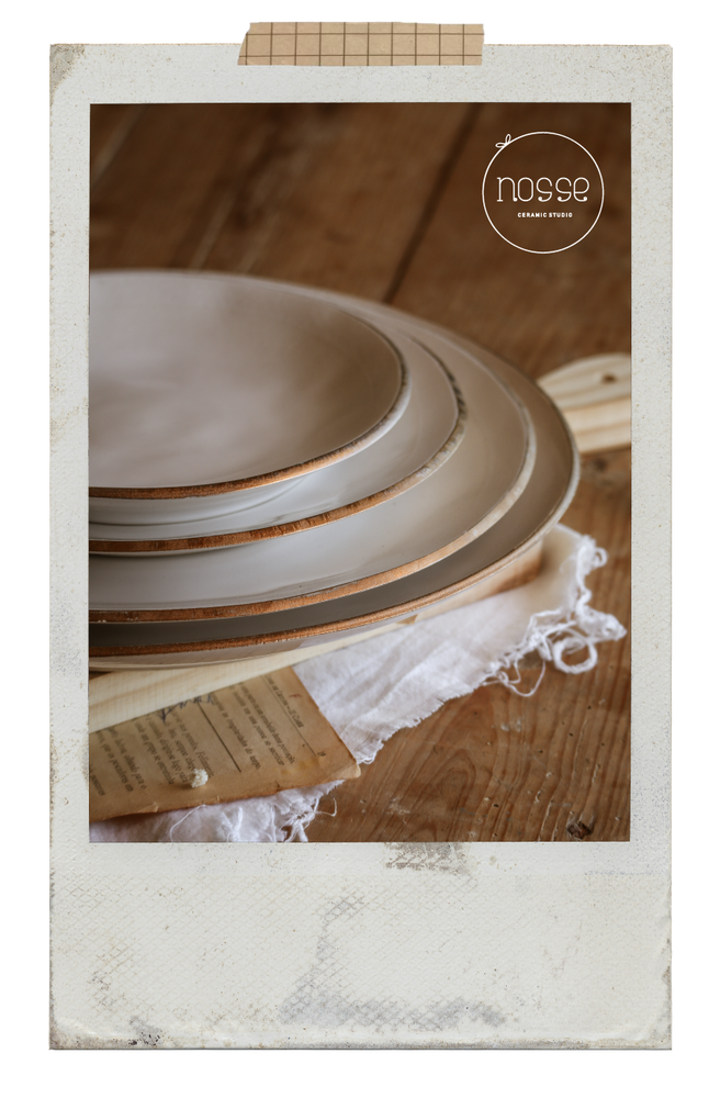 Assiettes de réception - Assiettes EDGE - NOSSE CERAMICS