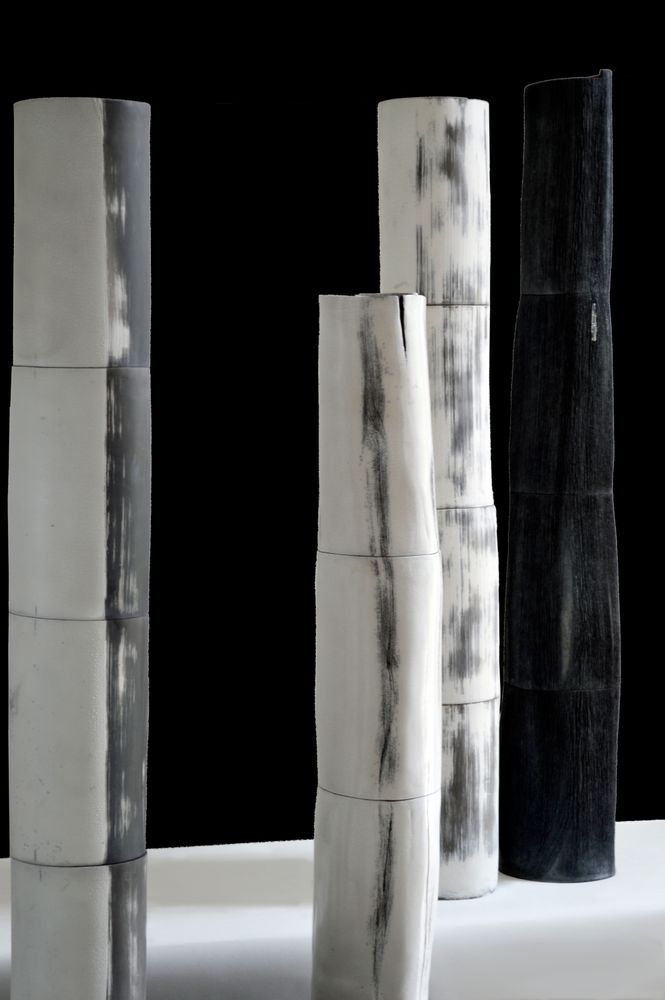 Unique pieces - Sculpture Earth - Tree Column - KARINE DENIS