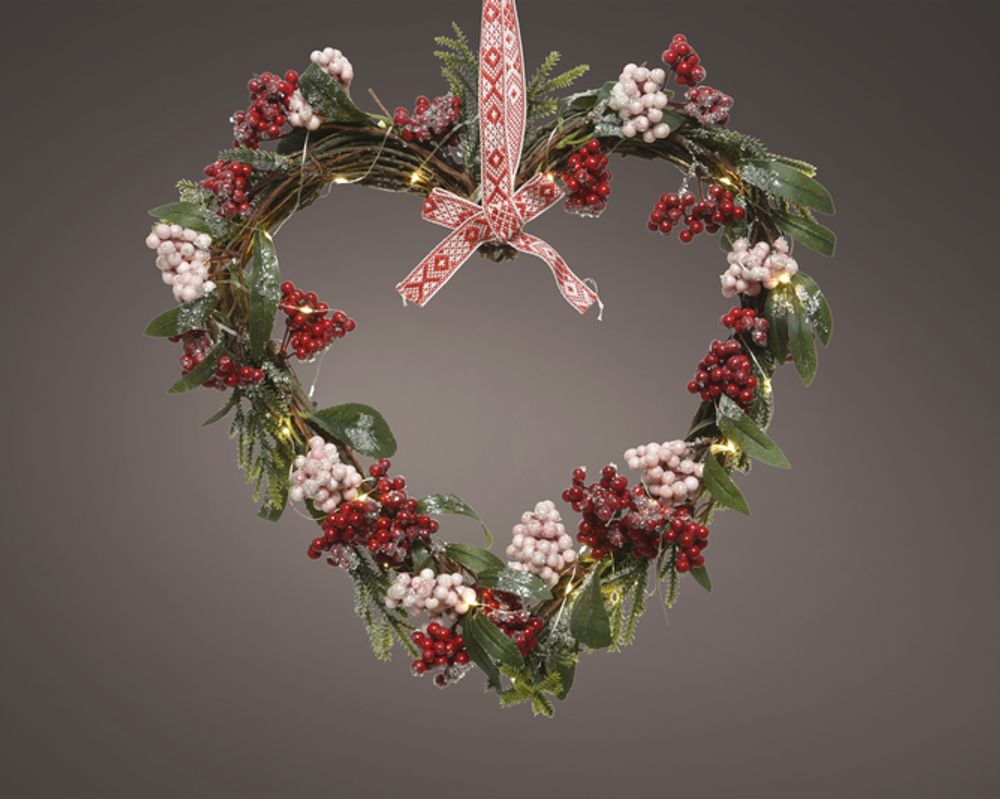 Decorative objects - HEART-SHAPED CROWN OF LIGHT - PROFLOR
